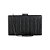 Clutch retangular preto E-37 - Imagem 2