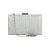 Clutch retangular prata E-37 - Imagem 2