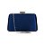 Clutch trapézio cetim azul marinho E-18 - Imagem 2