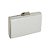 Clutch retangular texturizado prateada K-88 - Imagem 1