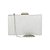 Clutch retangular prateada K-86 - Imagem 2