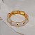 Bracelete Mariana Amaral resina bege marble - Imagem 2
