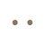Brinco Hector Albertazzi globinho cristais ouro vintage - Imagem 1