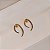 Brinco Hector Albertazzi slim safari strass ouro vintage - Imagem 3
