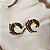 Brinco Hector Albertazzi cosmos safari strass ouro vintage - Imagem 3