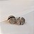 Brinco Hector Albertazzi front back strass prata boho - Imagem 2