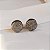 Brinco Hector Albertazzi front back strass prata boho - Imagem 3