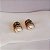 Brinco Hector Albertazzi front back pérola strass ouro vintage - Imagem 6