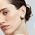Brinco Hector Albertazzi front back pérola strass ouro vintage - Imagem 2