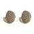 Brinco Hector Albertazzi black diamond ouro vintage - Imagem 3