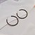 Brinco argola Hector Albertazzi black diamond ouro vintage - Imagem 3