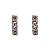 Brinco ear hook Hector Albertazzi grumê black diamond ouro vintage - Imagem 3
