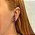 Brinco ear hook Hector Albertazzi grumê black diamond prata boho - Imagem 2