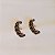 Brinco ear hook Hector Albertazzi grumê black diamond prata boho - Imagem 4