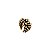Piercing de encaixe Hector Albertazzi maré cristais ouro vintage - Imagem 1