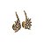 Brinco Hector Albertazzi asas black diamond ouro vintage - Imagem 3