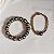 Kit 2 pulseiras Hector Albertazzi pérola negra ouro vintage - Imagem 1