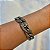Pulseira Hector Albertazzi strass light grumê prata boho - Imagem 2