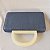 Clutch retangular azul J9871 - Imagem 4