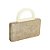Clutch retangular dourado J9871 - Imagem 1