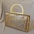 Clutch retangular dourado J9871 - Imagem 3