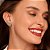 Brinco ear cuff zircônia ródio semijoia - Imagem 4