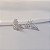Brinco ear cuff zircônia ródio semijoia - Imagem 3