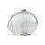 Clutch assimétrica prateada S-389 - Imagem 2