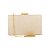 Clutch retangular dourada K-86 - Imagem 2