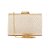 Clutch retangular texturizada dourada K-88 - Imagem 2