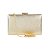 Clutch retangular dourada M-994 - Imagem 2