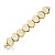 Pulseira placas ouro fosco semijoia - Imagem 1