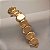 Pulseira placas ouro fosco semijoia - Imagem 4