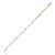 Pulseira corrente fita zircônia coração ouro semijoia 6819105 - Imagem 4