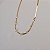Colar choker corrente fita zircônia coração ouro semijoia 6817305 - Imagem 3
