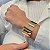 Bracelete liso ouro semijoia SH 704 - Imagem 2