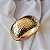 Bracelete martelado ouro semijoia SH 706 - Imagem 3