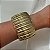 Bracelete trabalhado ouro semijoia - Imagem 1