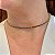 Colar Chocker Aro Fino Com Zircônias Pretas 7763 - Imagem 4