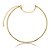 Colar aro choker zircônia black ouro semijoia 7763 - Imagem 4
