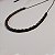 Colar choker gravatinha zircônia black oval ródio negro semijoia JL-1904110 - Imagem 6