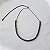 Colar choker gravatinha zircônia black oval ródio negro semijoia JL-1904110 - Imagem 8