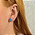 Brinco gota cristal opala azul ouro semijoia 25k01063 - Imagem 2
