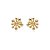 Brinco chuveirinho esferas ouro semijoia 25a01016 - Imagem 1