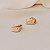 Brinco garras zircônias ouro semijoia 25a01009 - Imagem 3