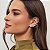 Brinco ear cuff zircônia ródio semijoia - Imagem 2