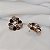 Brinco Leticia Sarabia flor cristal mix dourado B9163 - Imagem 4