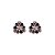 Brinco Leticia Sarabia flor cristal mix preto B9163 - Imagem 1
