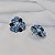 Brinco Leticia Sarabia flor cristal mix azul B9163 - Imagem 4