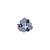 Anel ajustável Leticia Sarabia flor cristal mix azul A8085 - Imagem 1